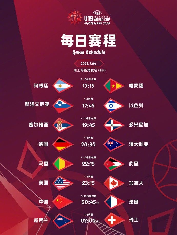 开云体育app-中国U19男篮vs法国前瞻：4连败仍需为荣誉而战，曲绍斌能否创造奇迹？